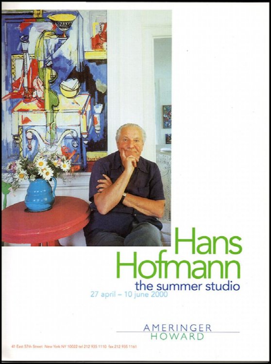 Hans Hofmann: The Summer Studio (27 April - 10 June 2000)