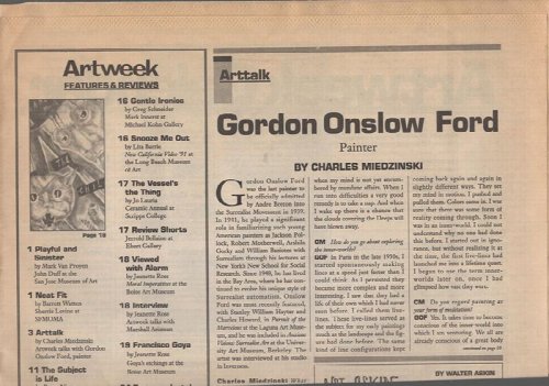 Gordon Onslow Ford, Two Interviews
