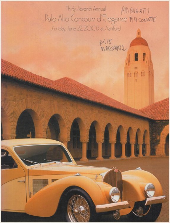Thirty Seventh Annual Palo Alto Concours d'Elegance (June 22, 2003)