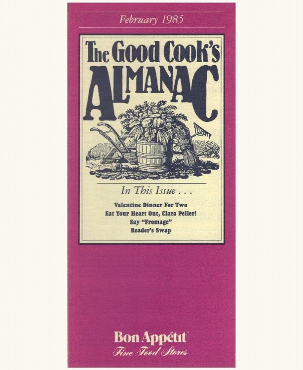 The Good Cook's Almanac (January through December 1985)