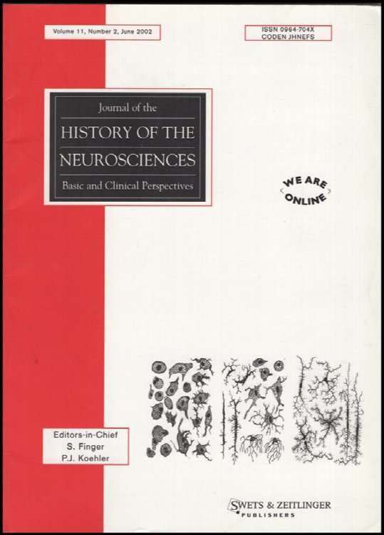 Journal of the History of the Neurosciences (Vol 11, No 2, June 2002)