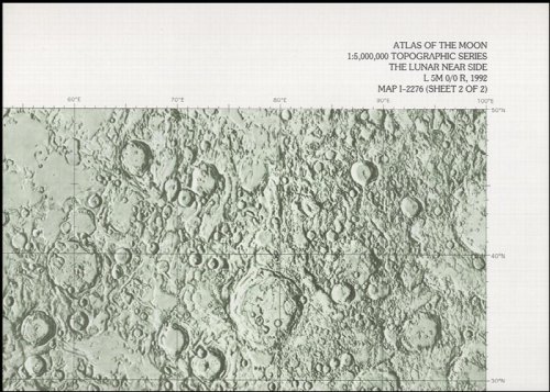 Map Showing Relief and Surface Markings of the Lunar Far Side (Map I-1218-A, Sheet 2 of 2)