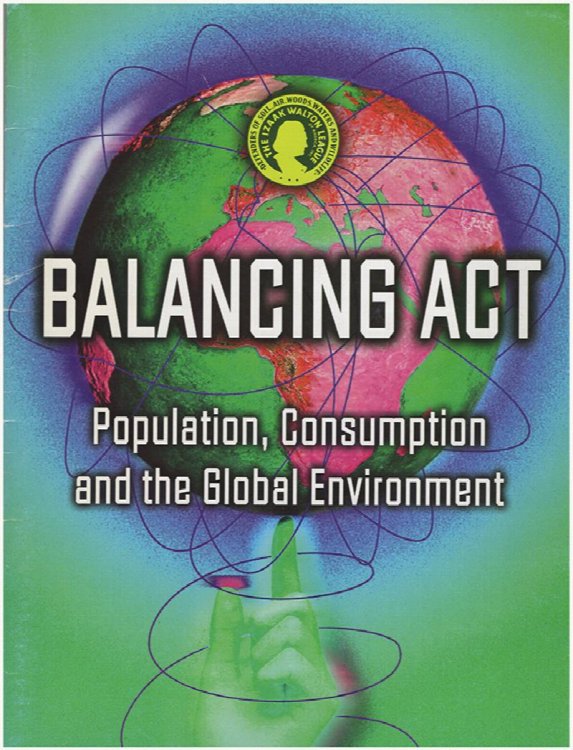 Balancing Act: Population, Consumption and the Global Environment