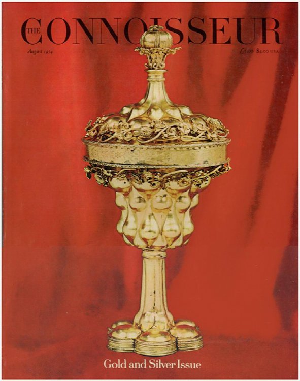 The Connoisseur (August 1974, Volume 186, Number 750, Gold and Silver Theme)