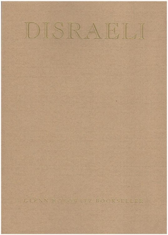 [Benjamin] Disraeli