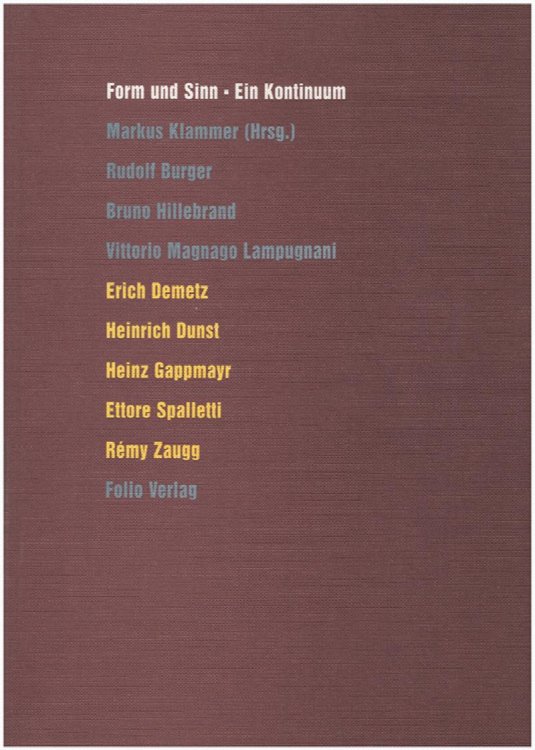 Form und Sinn - Ein Kontinuum