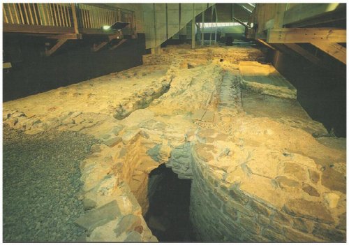 Caerleon: (3 items: Roman Baths postcard plus 2 pamphlets)