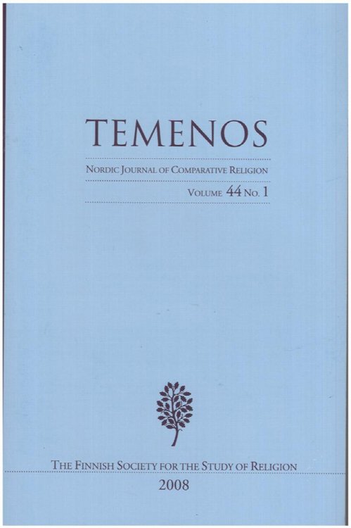 Temenos: Nordic Journal of Comparative Religion (Vol 44, No. 1)