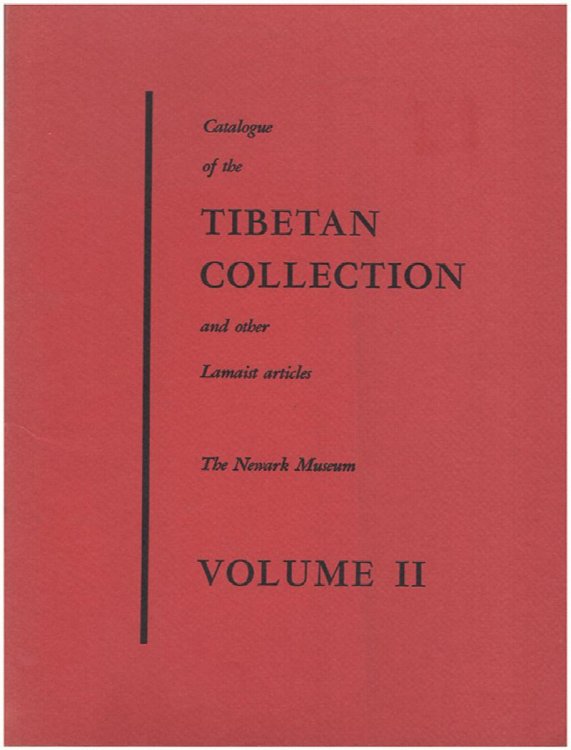 Catalogue of the Tibetan Collection and Other Lamist Articles (Vol II, Music, Musical Instruments, Ritualistic Objects