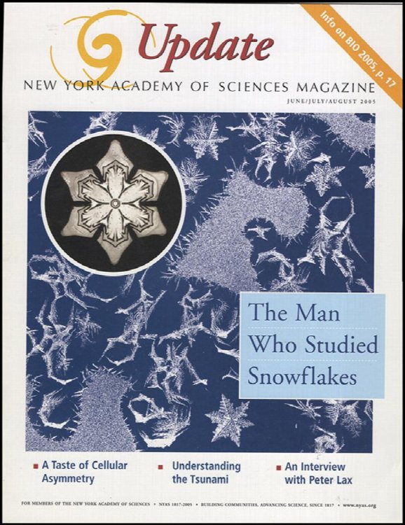 Update: New York Academy of Sciences Magazine (June, July, August 2005)