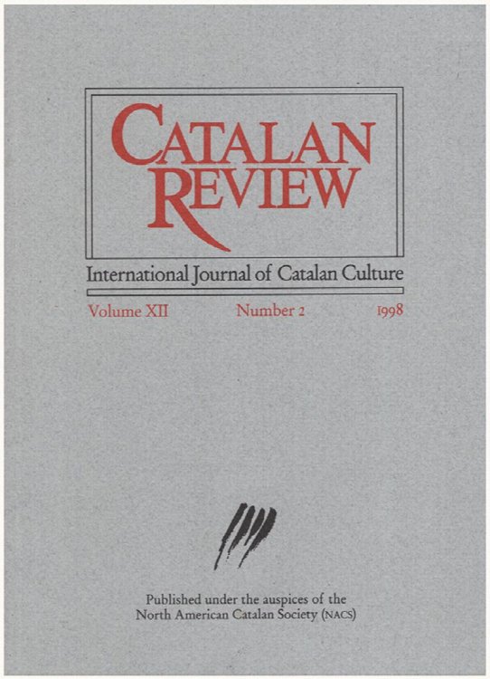 Catalan Review (Vol. XII, No. 2, 1998)