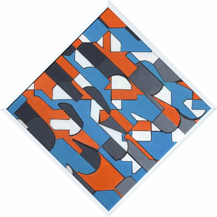 Homage to Paul Klee (Blue Night), Number Two by Amy Ione