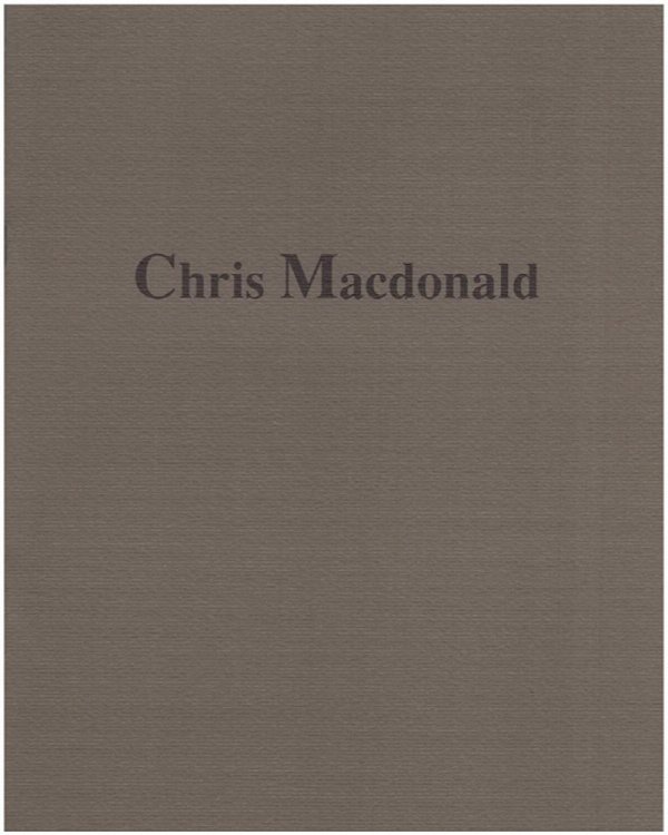 Image for Chris MacDonald (David Beitzel Gallery, January 8-February 8, 1992) Chris MacDonald (David Beitzel Gallery, January 8-February 8, 1992)