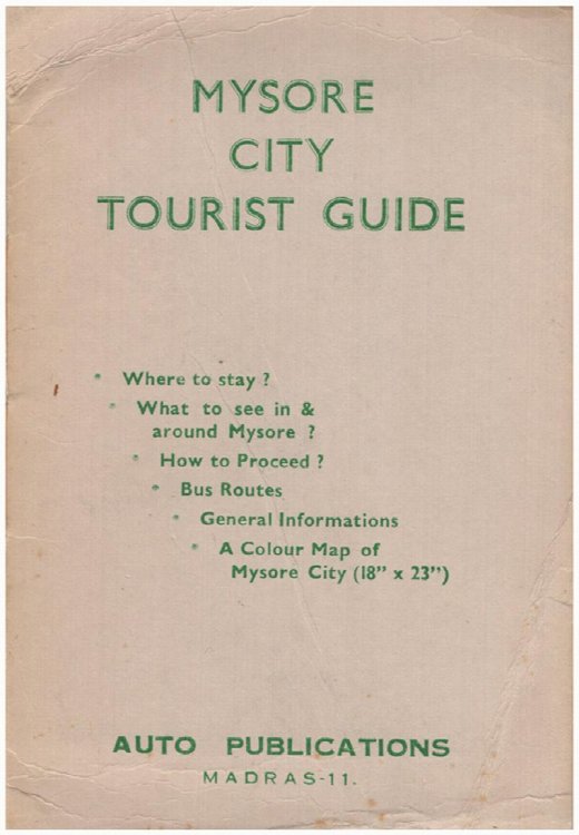 Mysore City Tourist Guide