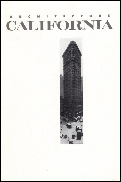 Architecture California: Architecture and Photography (Volume 14 No. 1 May 1992)