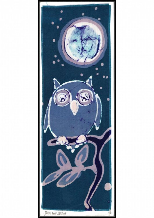 Bookmark: Batik auf Seide (Batik on Silk)