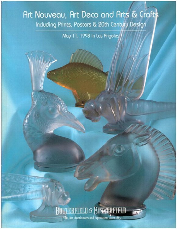 Butterfield and Butterfield Tete-Beche: Art Nouveau, Art Deco and Arts and Crafts / North American, Pre-Columbian, Spanish Colonial and Tribal Works of Art (May 11, 1998)