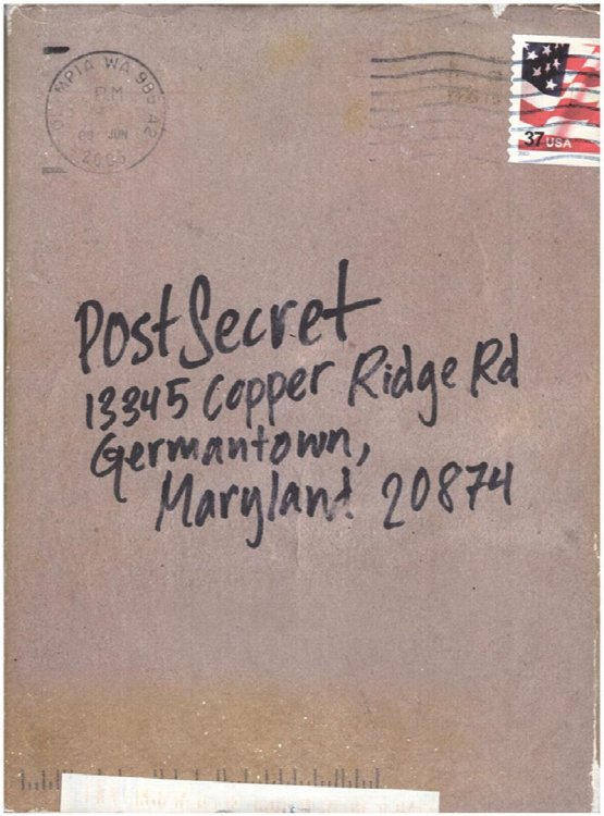PostSecret: Extraordinary Confessions from Ordinary Lives
