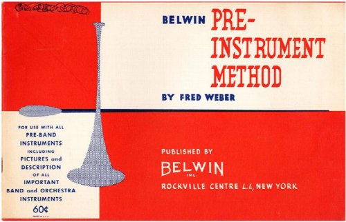 Belwin Pre-Instrument Method