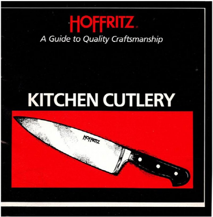 Kitchen Cutlery (Hoffritz Booklet)