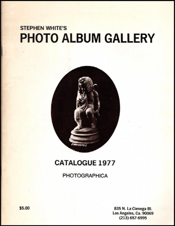 Stephen White's Photo Album Gallery: Catalogue 1977, Photographica