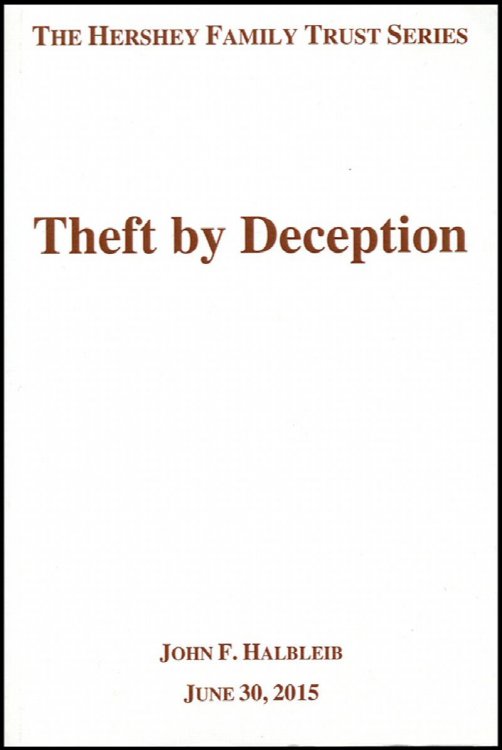 Theft by Deception (The Hershey Family Trust Series)