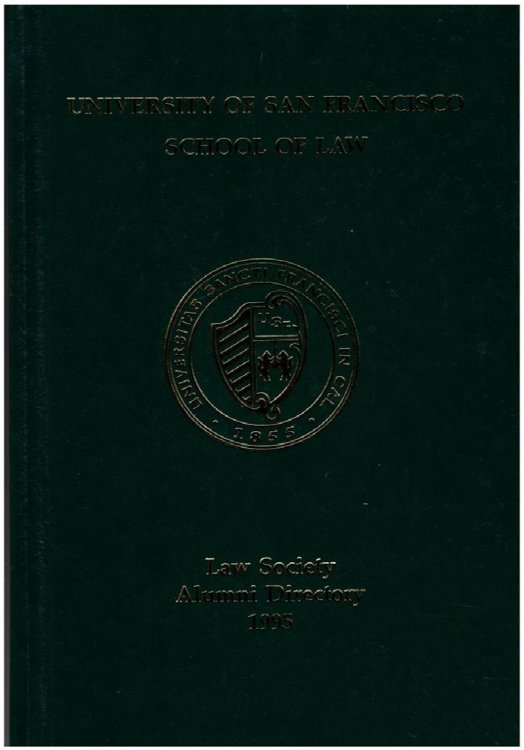 University of San Francisco School of Law Alumni Directory 1995
