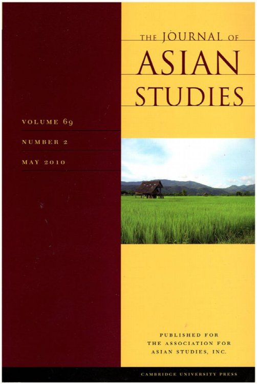 Journal of Asian Studies (Volume 69, No 2, May 2010)