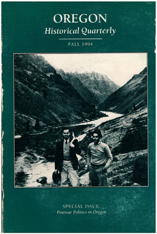 Postwar Politics in Oregon (Oregon Historical Quarterly, Fall 1994)