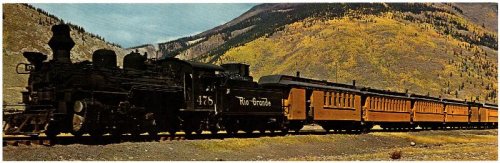 Denver and Rio Grande Narrow Gauge Passenger Train (Petley Studios)
