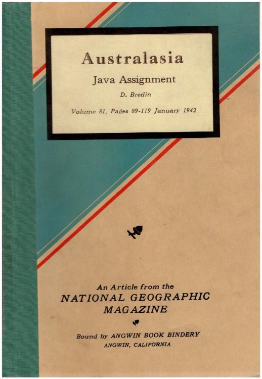 Australasia: Java Assignment (National Geographic, Vol 81, January 1942)