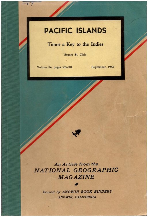 Pacific Islands: Timor A Key to the Indies (National Geographic, Vol 84, September 1943)