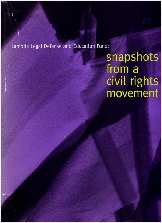 Snapshots From a Civil Rights Movement (Lambda Legal Defense and Education Fund)