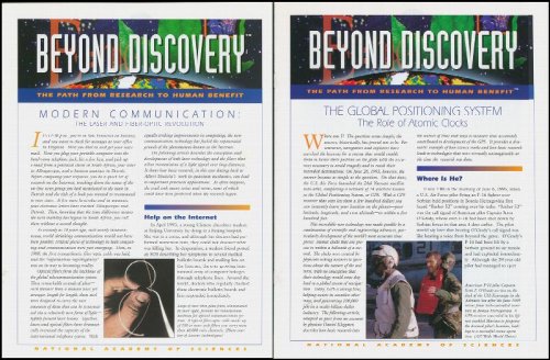 Beyond Discovery: The Path from Research to Human Benefit (4 pamphlets, 1996-1997 )