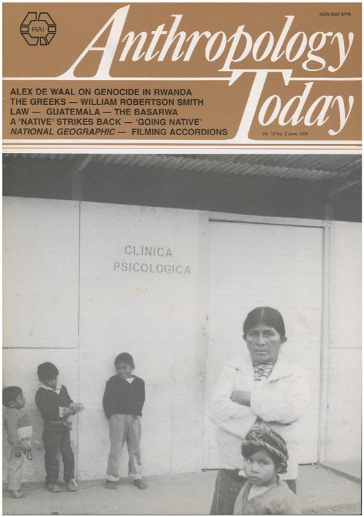 Anthropology Today (Vol 10, No. 3, June 1994)