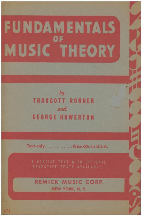 Fundamentals of Music Theory