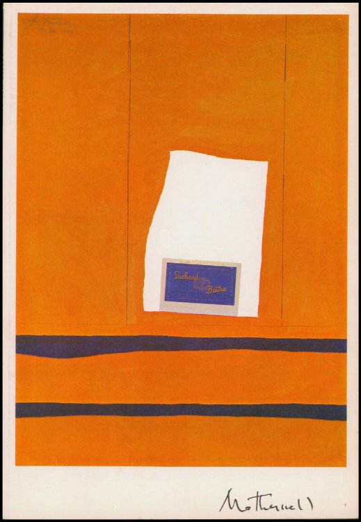 Robert Motherwell in California Collections (November 26, 1974-January 12, 1975)