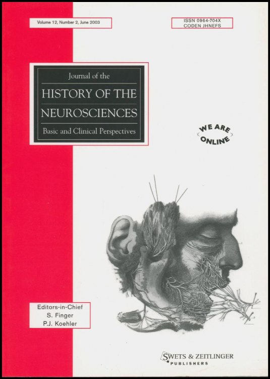 Journal of the History of the Neurosciences (Volume 12, Number 2, June 2003)