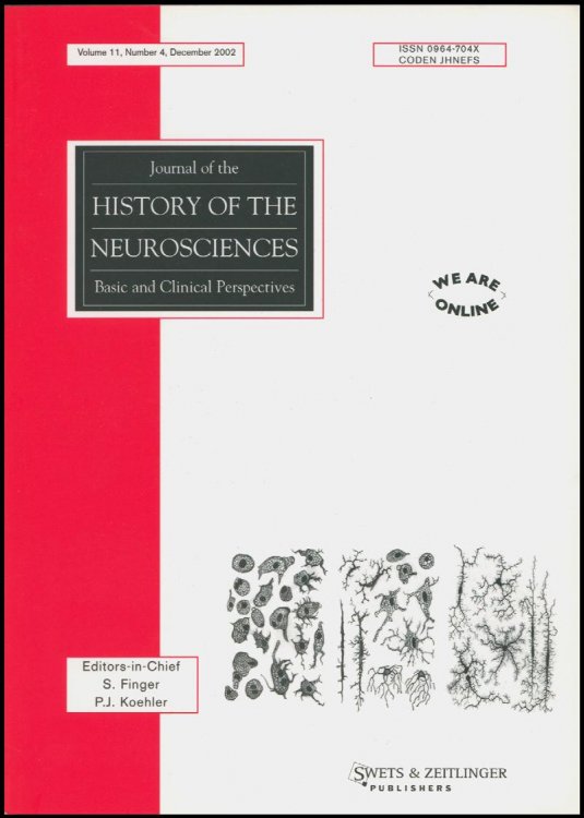 Journal of the History of the Neurosciences (Volume 11, Number 4, December 2002)