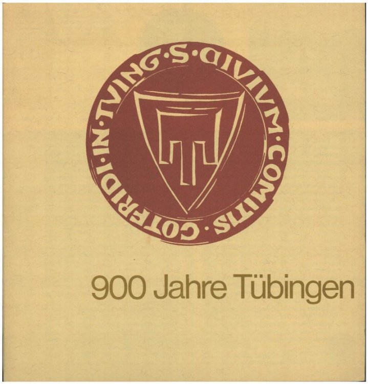 Booklet: 900 Jahre Tbingen