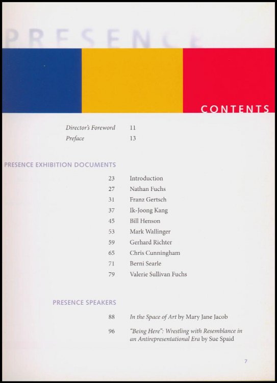 Presence (Speedball Art Museum Project: Fuchs, Gertsch, Henson, Richter)