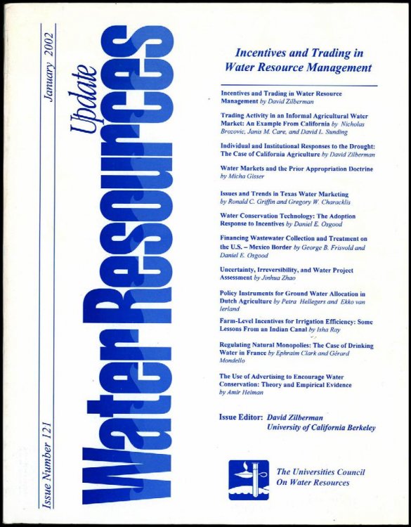 Water Resources Update (No. 121, January 2002)