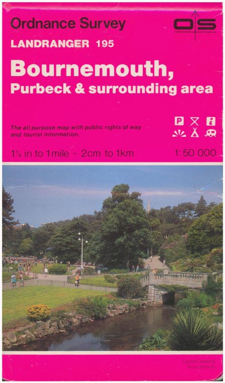 Ordnance Survey: Landranger 195: Bournemouth, Purbeck and Surrounding Area