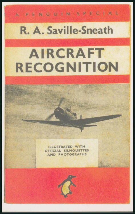 Postcard: R. A. Saville-Sneath, Aircraft Recognition