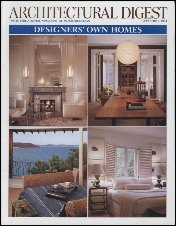 Architectural Digest: Designers' Own Homes (September 2003)