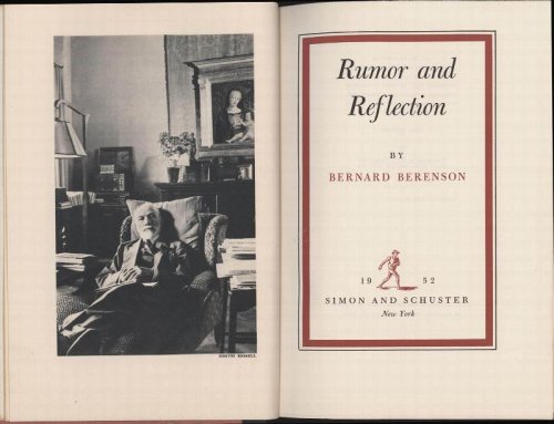 Rumor and Reflection: War Diary 1941-1944