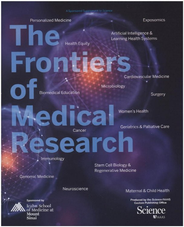 The Frontiers of Medical Research (Supplement to Science Magazine)