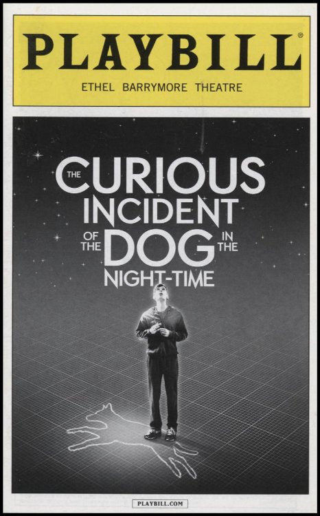 Playbill: The Curious Incident of the Dog in the Night-Time (Ethel Barrymore Theatre)