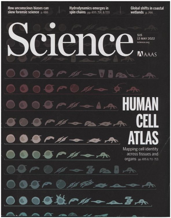 Science Magazine: Features Human Cell Atlas (12 May 2022)