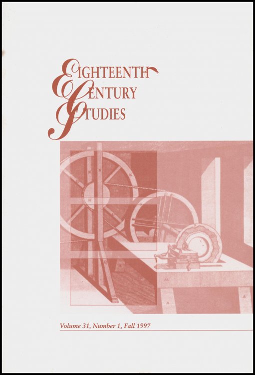 Eighteenth-Century Studies (Volume 31, Number 1, Fall 1997)